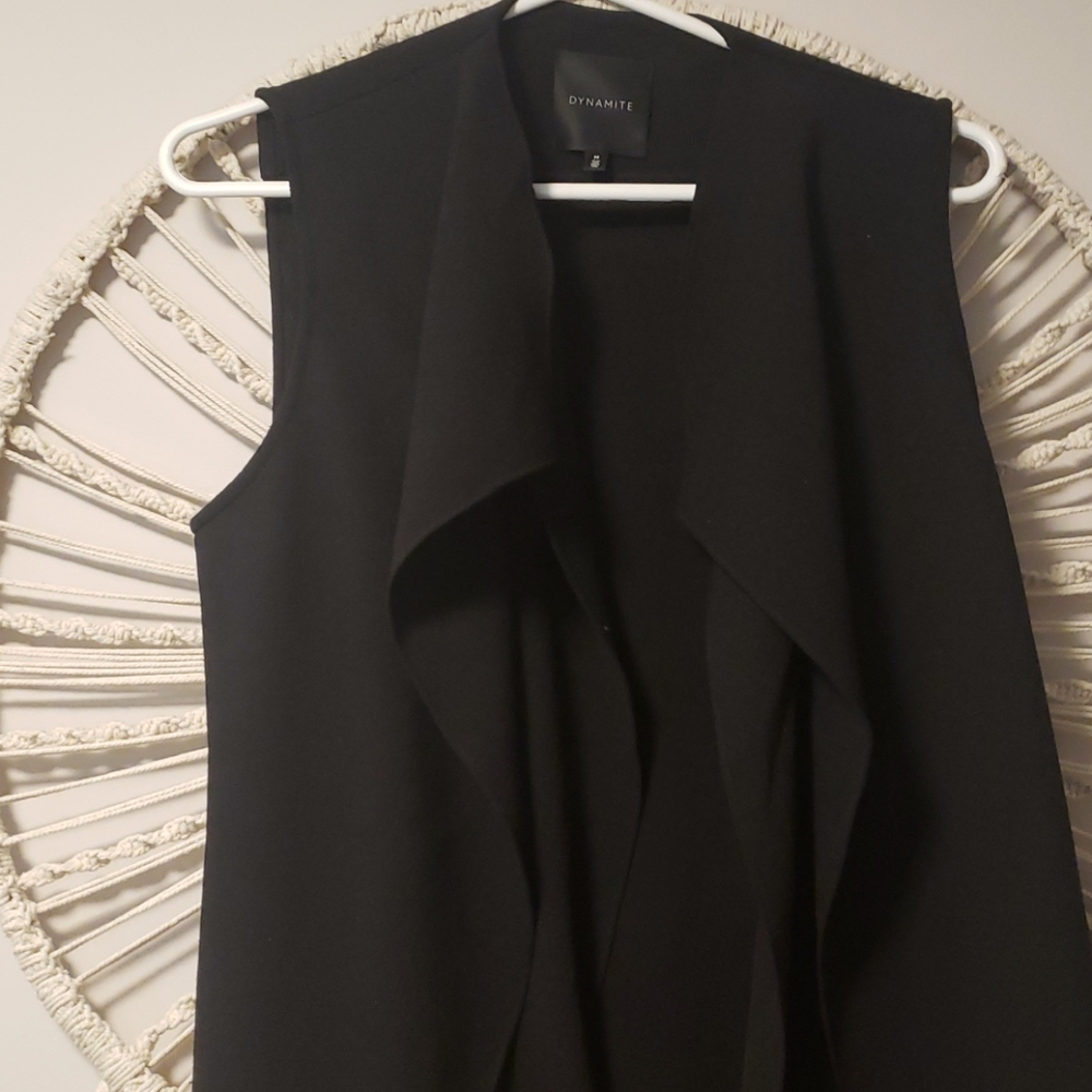 Dynamite layered dress vest